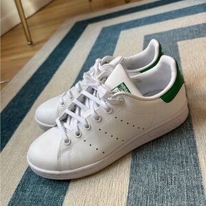 Adidas Stan Smith Sneakers - White and Green